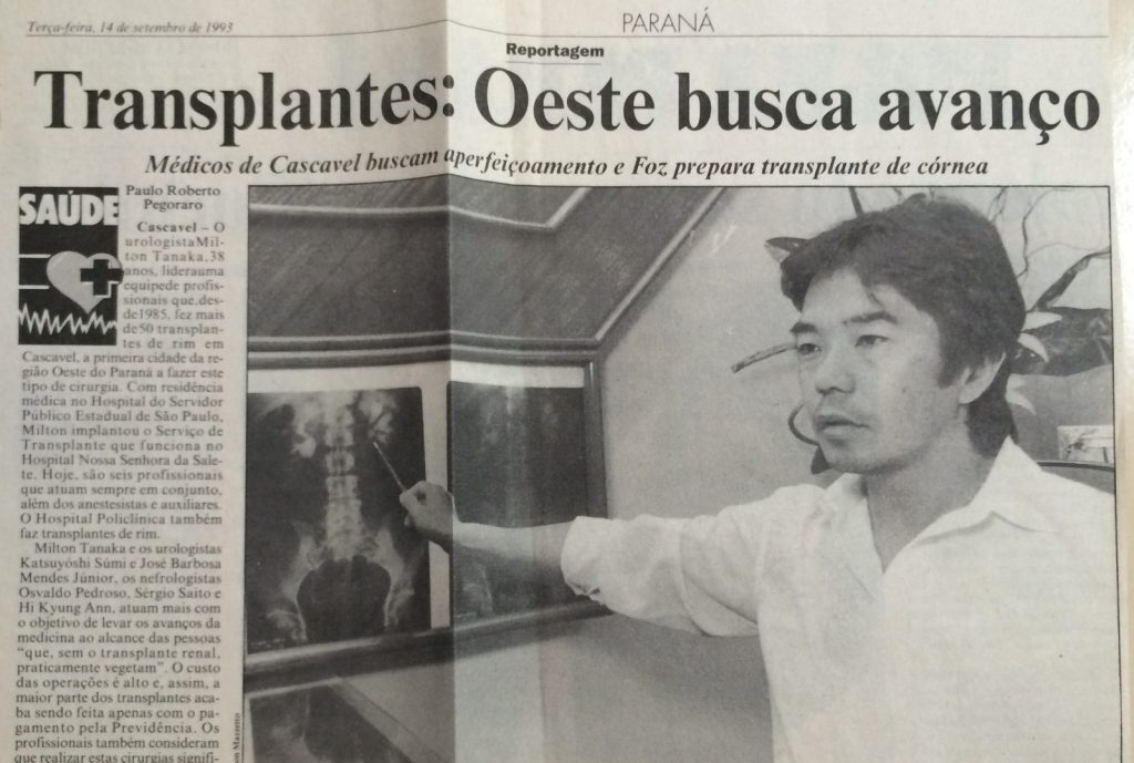 Transplante renal no Oeste do Paraná